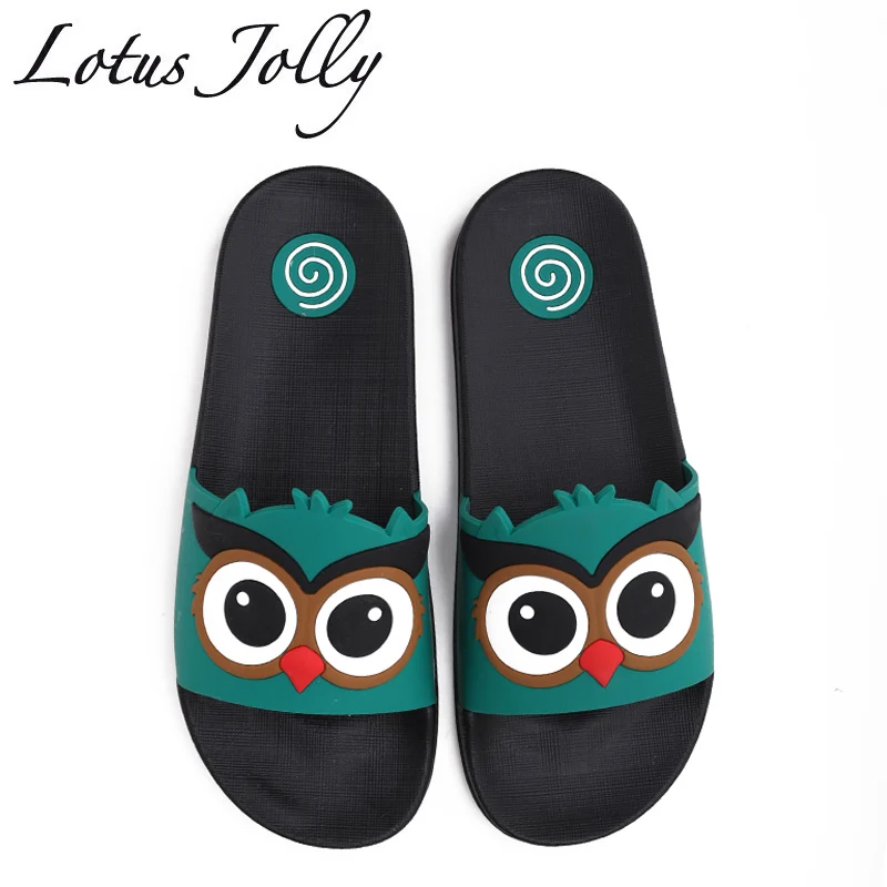 

Summer Women Slides Cartoon Owl Beach Slippers Platform Sandals Casual Shoes Sandalias Women Slip On Flip Flops Zapatillas Mujer
