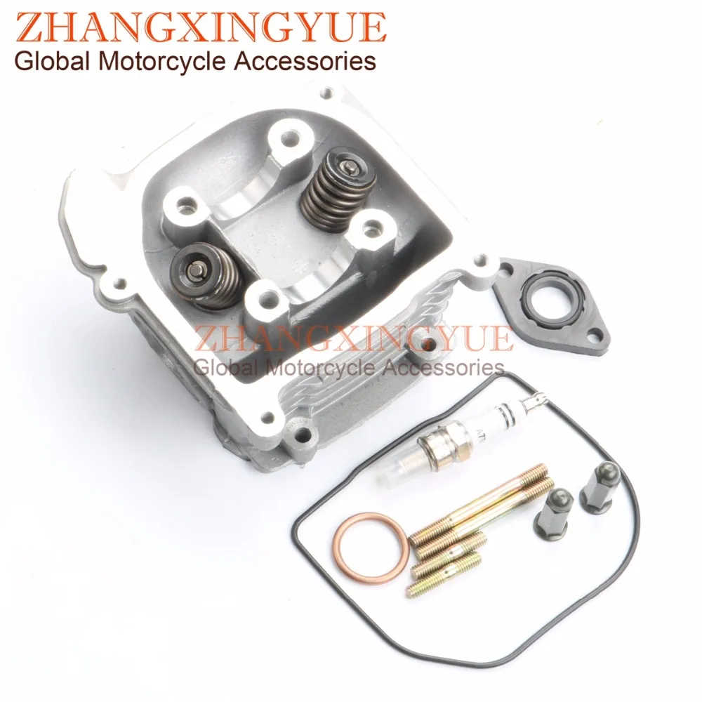 

39mm-52mm NON EGR Cylinder Head Kit & Bolt & A7TC Spark Plugs for Zhongyu ZY50QT-7 GY6 50cc 139QMB 4T