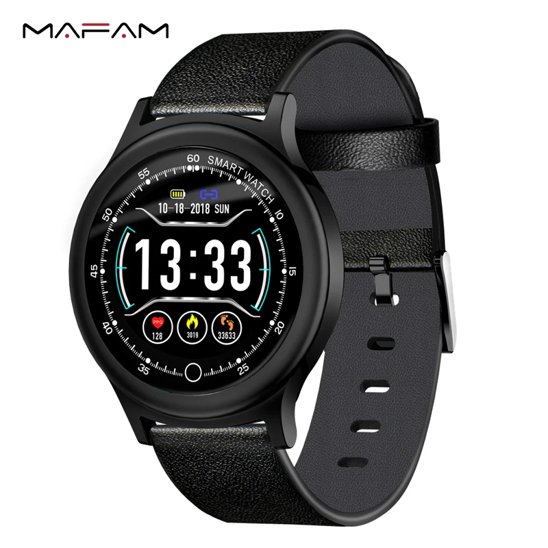 

MAFAM Smart Watch Medication Meeting Call Reminder Heart Rate Blood Pressure Fitness Tracker Swimming IP68 Waterproof Bluetooth