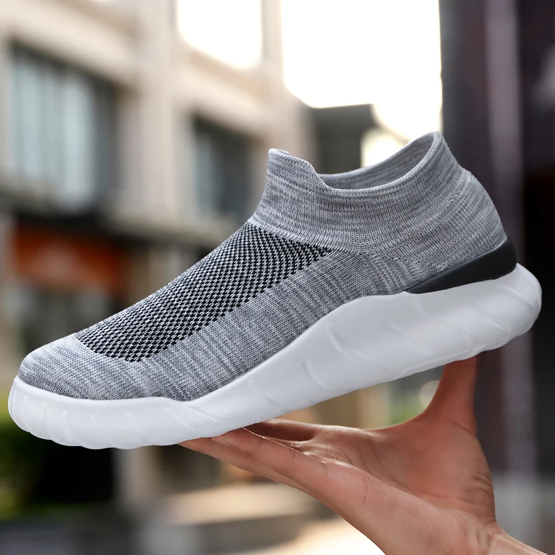 

Summer Ultra-Light Flywire Mesh Breathable Man Running Shoes Athletic Shoes Trainer Sport Men Outdoor Sneakers zapatos de hombre