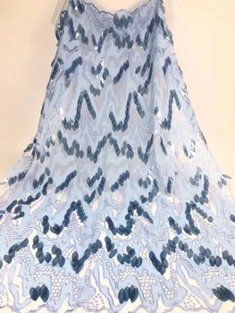 

High Quality Embroidery African Lace Fabric French Net Lace Tulle Nigerian Lace Fabrics Guipure Lace