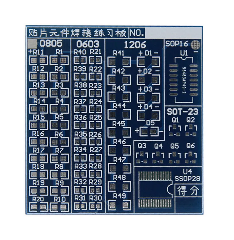 Сварочная практика доска пайки SMT SMD электронный набор компонентов DIY Kit Обучение мастерству Мини версия