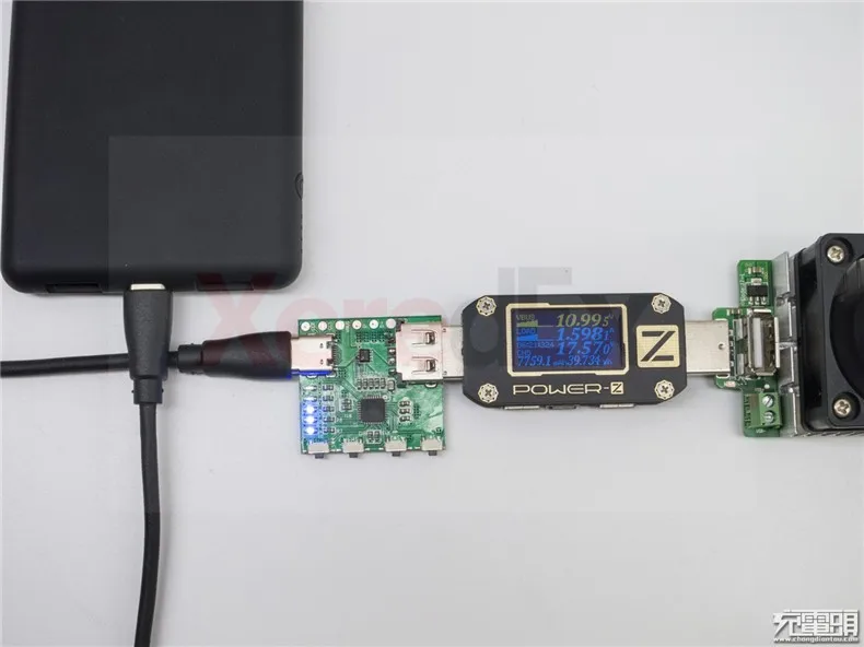 POWER-Z PD USB напряжение и ток пульсация двойной тип-c тестер KM001C