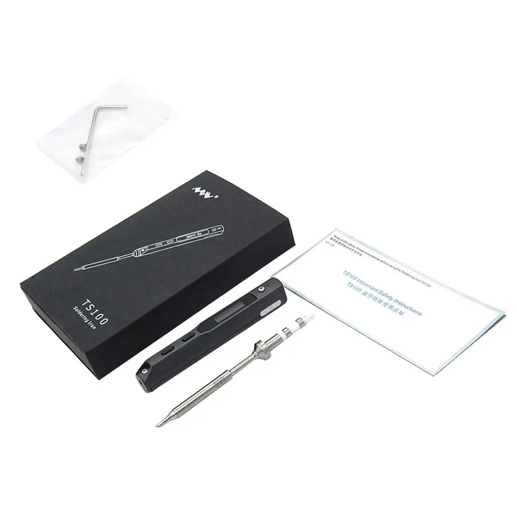 

TS100 Mini Portable 65W Digital LCD Programmable Electric Soldering Iron