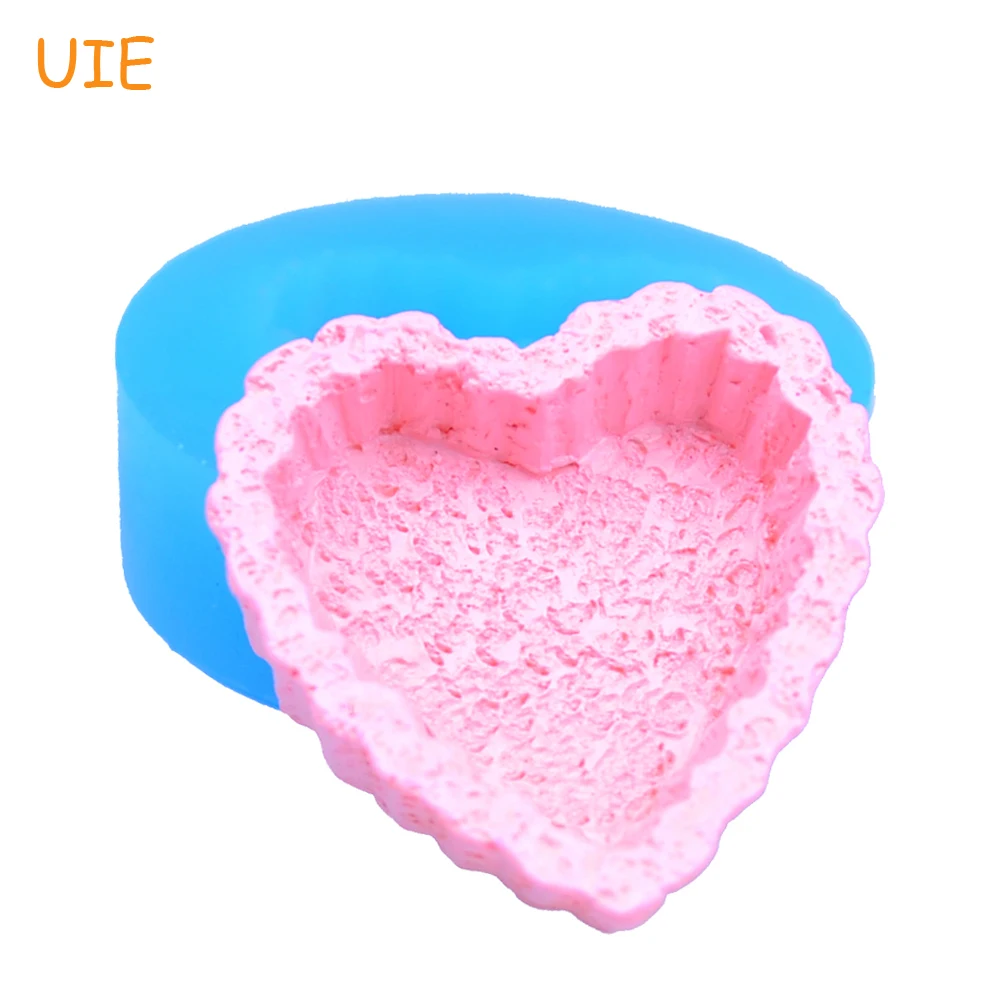 QYL180U 30,8 мм 3D Сердце торт пирог силиконовые формы-кекс Base/дно формы Sugarcraft, помады, кухня выпечки инструменты, смола