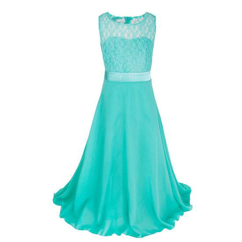 

Children Lace Dress 2018 New Girls Long Dresses Korean Baby Kids Princess Costumes Girl Evening Clothing