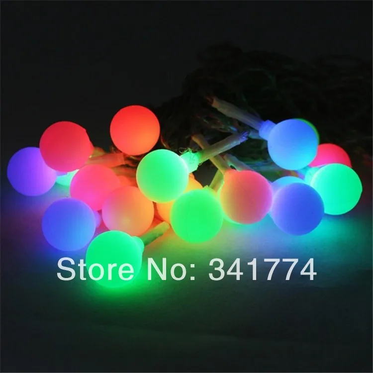 

Luz De Solar Panel 20 LED Cherry Ball String Lights Garland Christmas New Year Wedding Home Garden Outdoor Luminaria Decoration