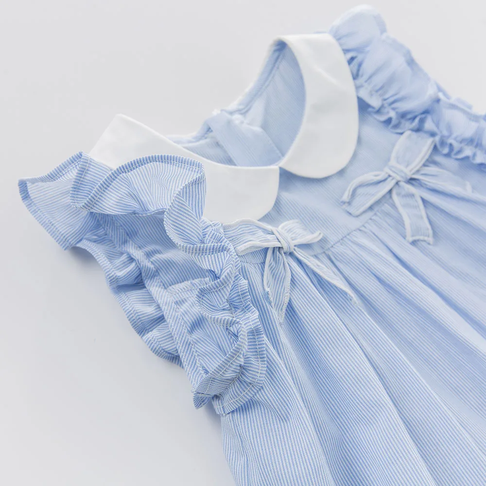 DB5057 davebella summer girls fancy dress princess baby girls boutique clothes girls cute dress smocked baby dresses