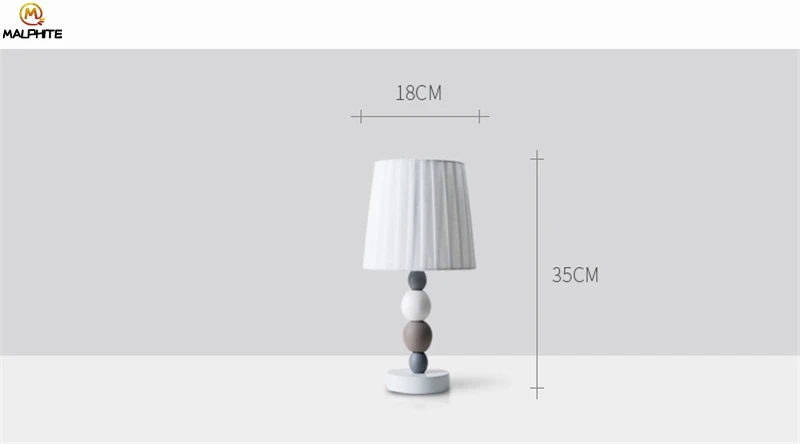 Скандинавские Керамические настольные лампы Американский простой настольные лампы для спальни лампа для прикроватной тумбы современные светильники
