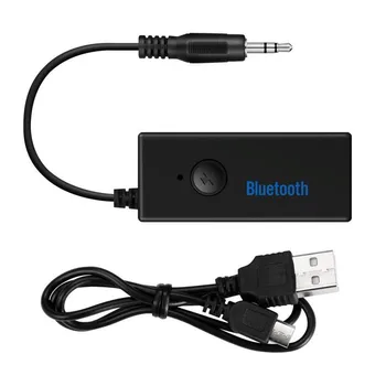 

Bluetooth Receiver 3.5mm Jack Bluetooth Audio Music Wireless Receiver Adapter Car Aux Cable for Speaker Headphone