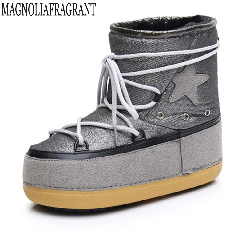

Women Snow Boots Lace Up inside Rose Warm Women Boots Casual Ladies Boots Shoes Work Safety Shoes Ankle boots for women z8