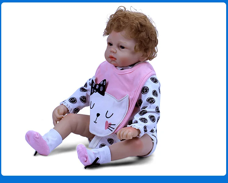 Полностью виниловая кукла ручной работы Реалистичная силиконовая кукла с кроликом кукла бутылка Магнитная соска игрушка для девочек