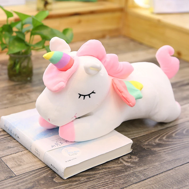 MIAOOWA 1PC 40/50/60CM Lovely Unicorn Animal Plush Doll Baby Cute Unicorn Soft Pillow Stuffed Toy Kid Children Girl Gift Home De MIAOOWA 1PC 40/50/60CM Lovely Unicorn Animal Plush Doll Baby Cute Unicorn Soft Pillow Stuffed Toy Kid Children Girl Gift Home De