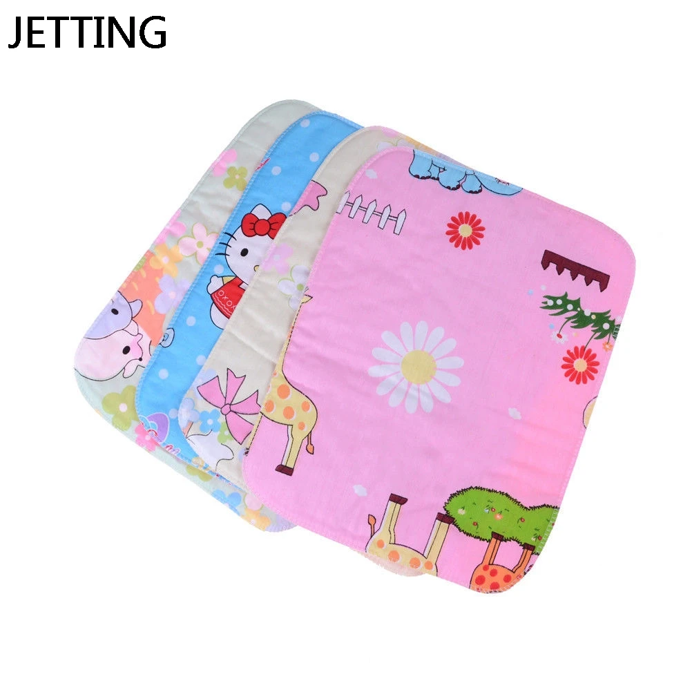

JETTING 1PCS Baby Reusable Nappy Sheet Mat Cover Stroller Pram Waterproof Bed Urine Pad Nappy Changing Pads Covers Random send