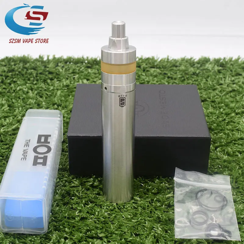 

2019 hot SXK atto mod kayfun lite rta kit 18350/18650 Battery 22MM 316ss 2.0ml capacity Mod Vaporizer vape with kayfun lite RTA