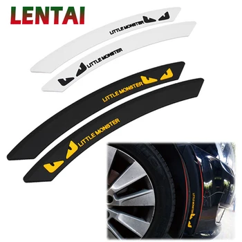 

LENTAI Car Tire Wheel Eyebrow Protecter Stickers For Fiat 500 Opel Insignia Vectra c Suzuki Swift Sx4 Hyundai Ix35 Creta Ix25