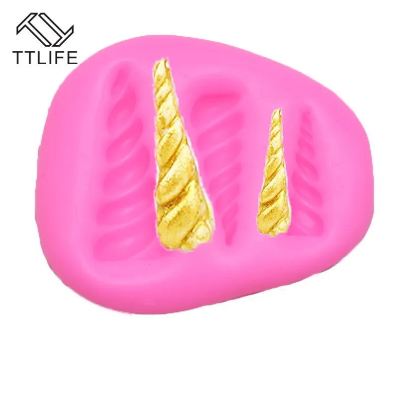 TTLIFE 2 стиля Единорог силиконовые формы инструменты для украшения тортов из