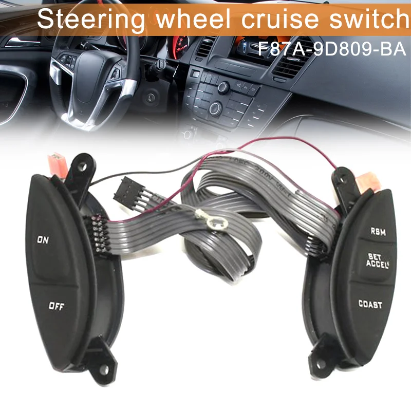 2019 1Pc Steering Wheel Cruise Control Switch for Ford F150 1998 2004