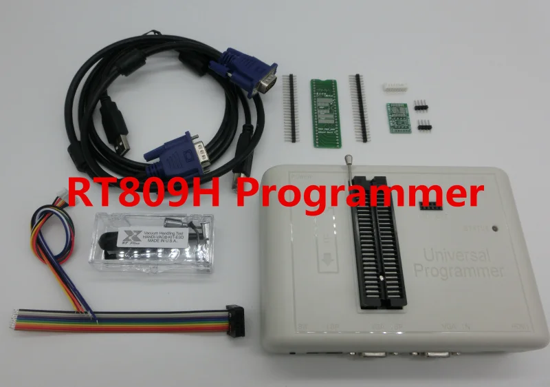 RT809H emmc-nand программист TSOP56 TSOP48 кабель EDID ISP Header01 VGA HDMI BGA63 BGA64 BGA169 - Цвет: RT809H Programmer