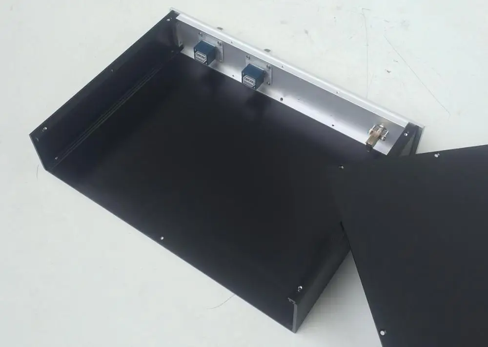 Полностью алюминиевый корпус усилителя BZ4308 VU Meter/предусилитель/Встроенный