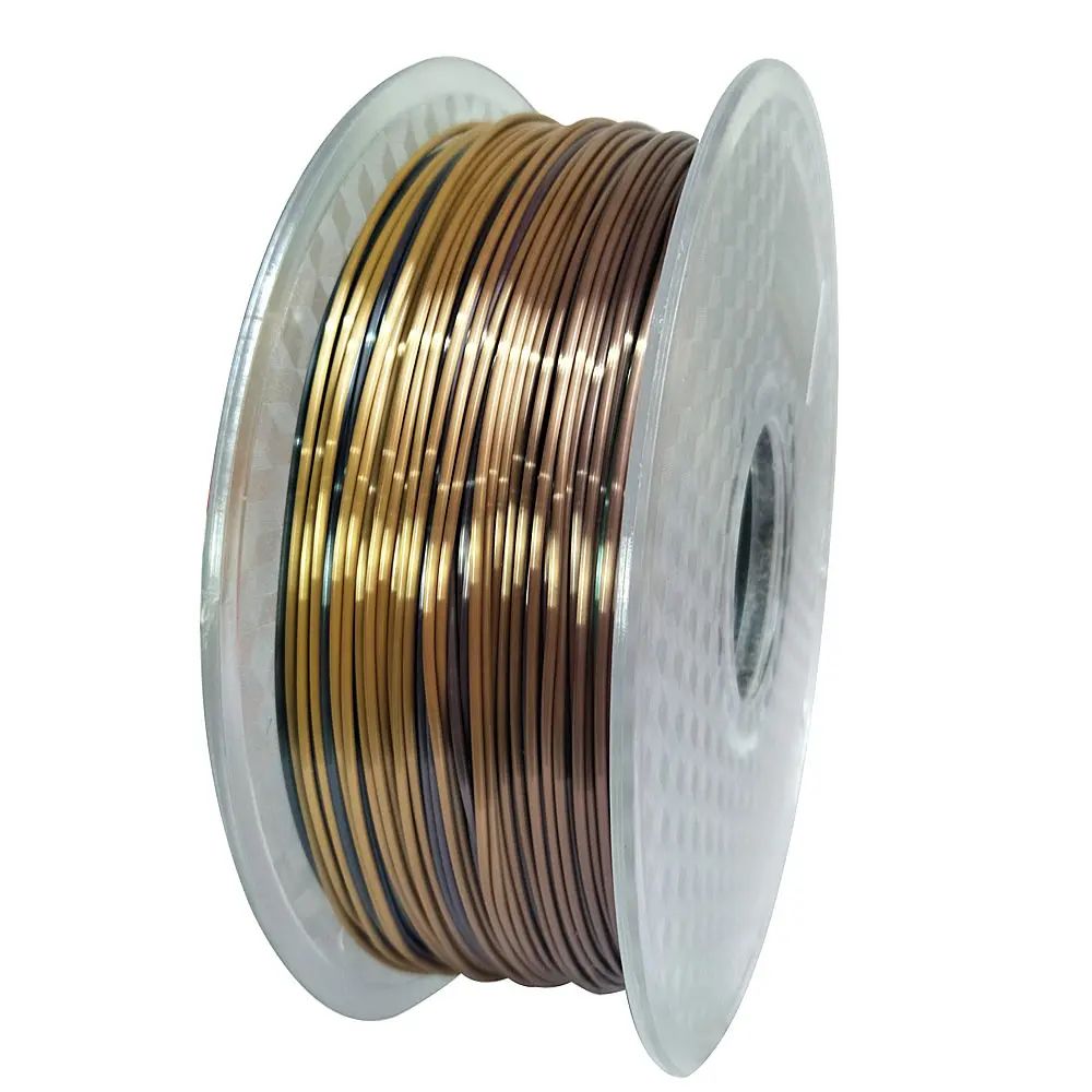 3D طابعة PLA خيوط قوس قزح متعدد الألوان 1.75 مللي متر 1 كجم مواد الطباعة تدريجيا تغيير اللون PLA خيوط