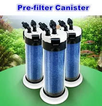 External Aquarium Sponge Filter Canister Fish Tank Prefilter Used With External Filter Pump or Water Pump For Tube 12mm 16mm