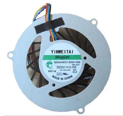 Вентилятор для процессора SUNON MG60090V1-B000-S99 DC5V 2 0 Вт охлаждающий вентилятор ноутбука