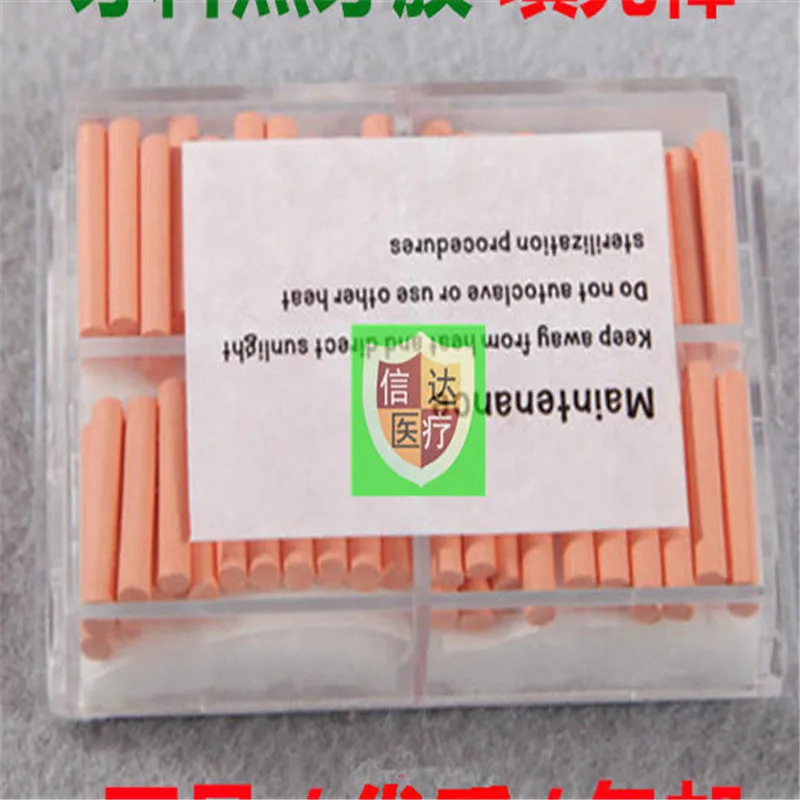 

A0250 100 pcs/ 1 box Gutta Percha Bars For Dental Obturation Endodontic Gun