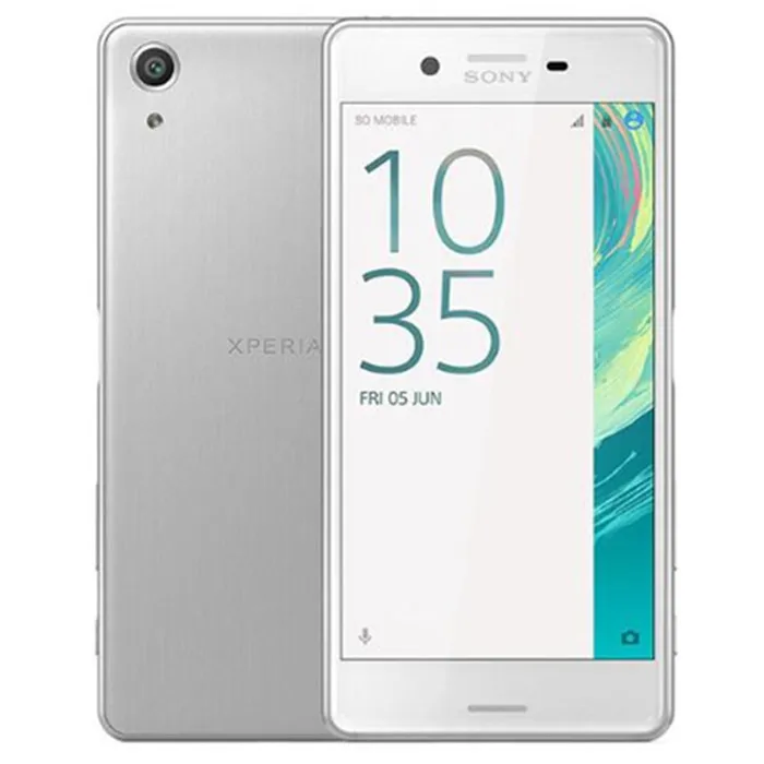 Разблокированный мобильный телефон sony Xperia X Performance F8131 4G LTE ram 3 ГБ rom 32 ГБ Android 5," ips 23MP wifi 1080P gps - Цвет: Silver