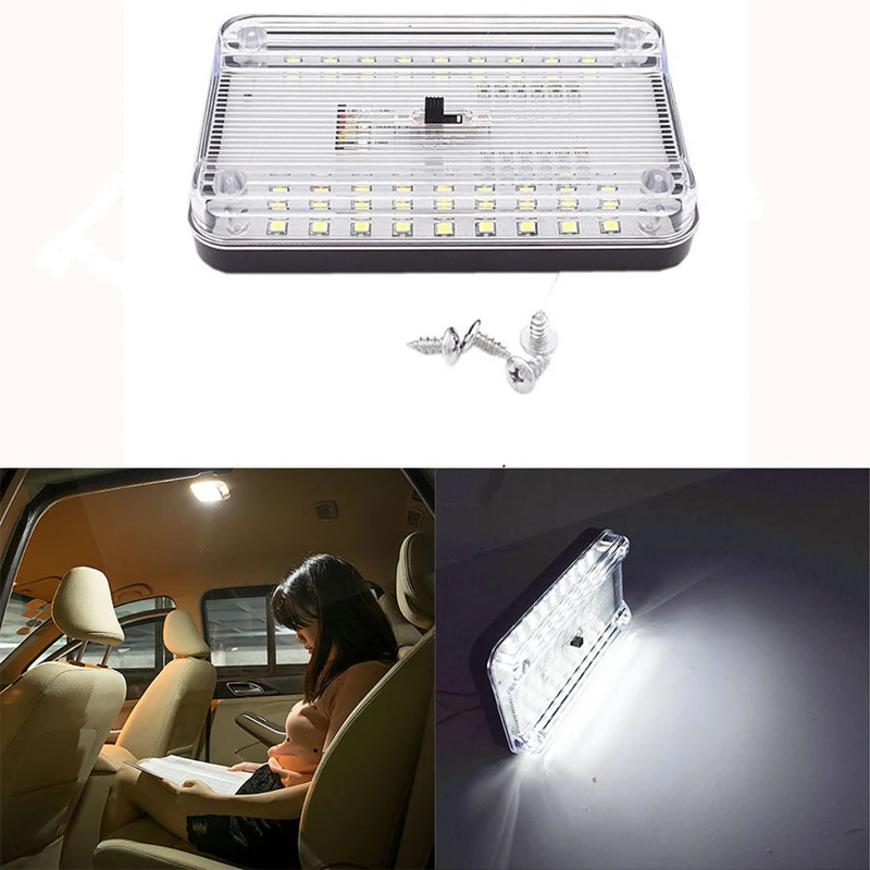 

36 LED Car Vehicle Interior Dome Roof Ceiling Reading Trunk Light Lamp 12V Universal