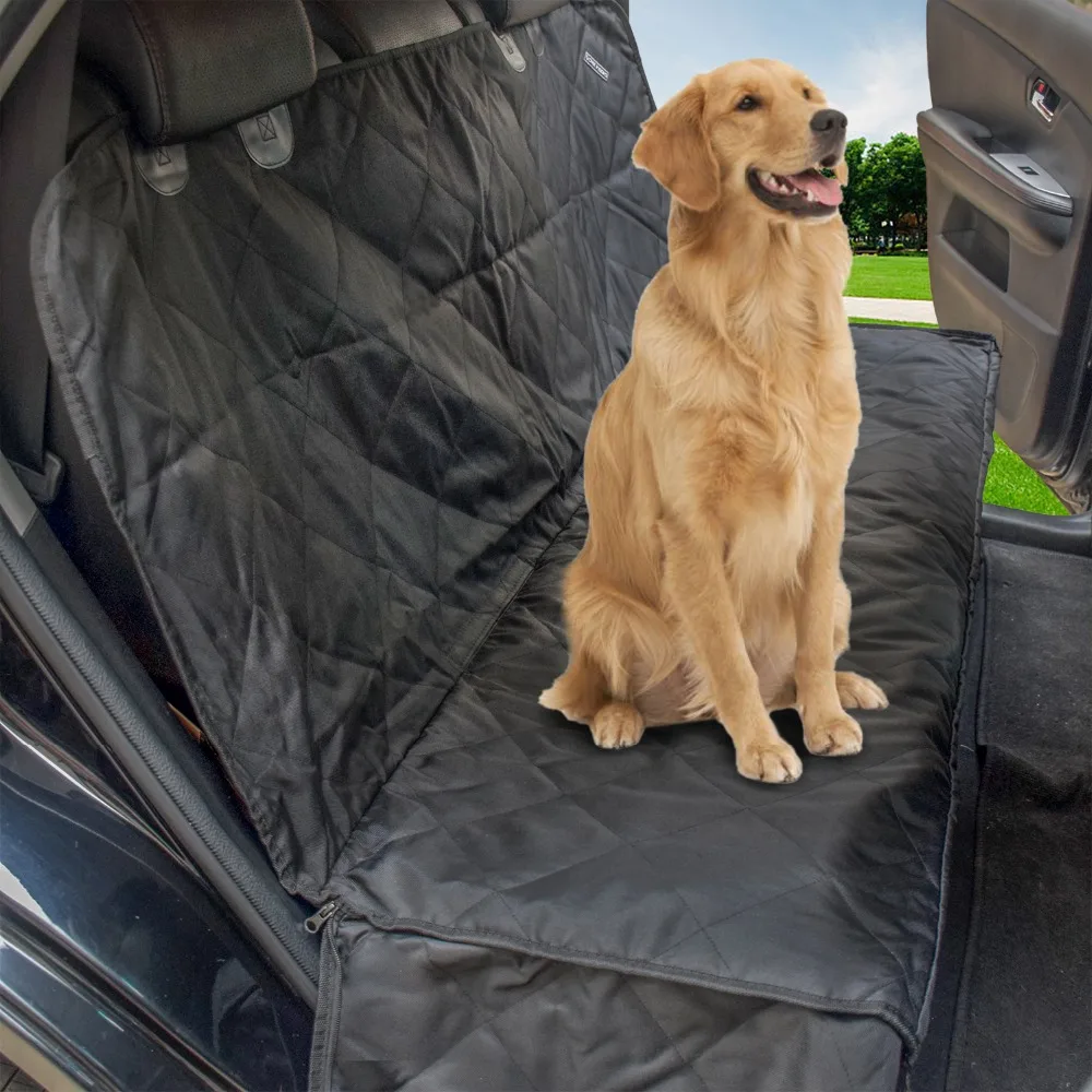 Водонепроницаемый чехол для на автомобильное сиденье для перевозки собак для домашних животных чехол для заднего сиденья гамак защита заднего сиденья с ремнем безопасности
