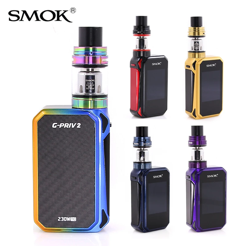 

Original SMOK G-PRIV 2 KIT 230W Touch Screen Mod 4ml X-BABY Tank With Battery Vaporizer Electronic Cigarette Vape Kit G-PRIV 2