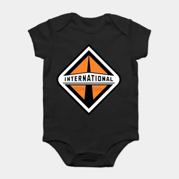 

Baby Onesie Baby Bodysuits kid t shirt Trucks International Trucks Men& Size Tees Black s