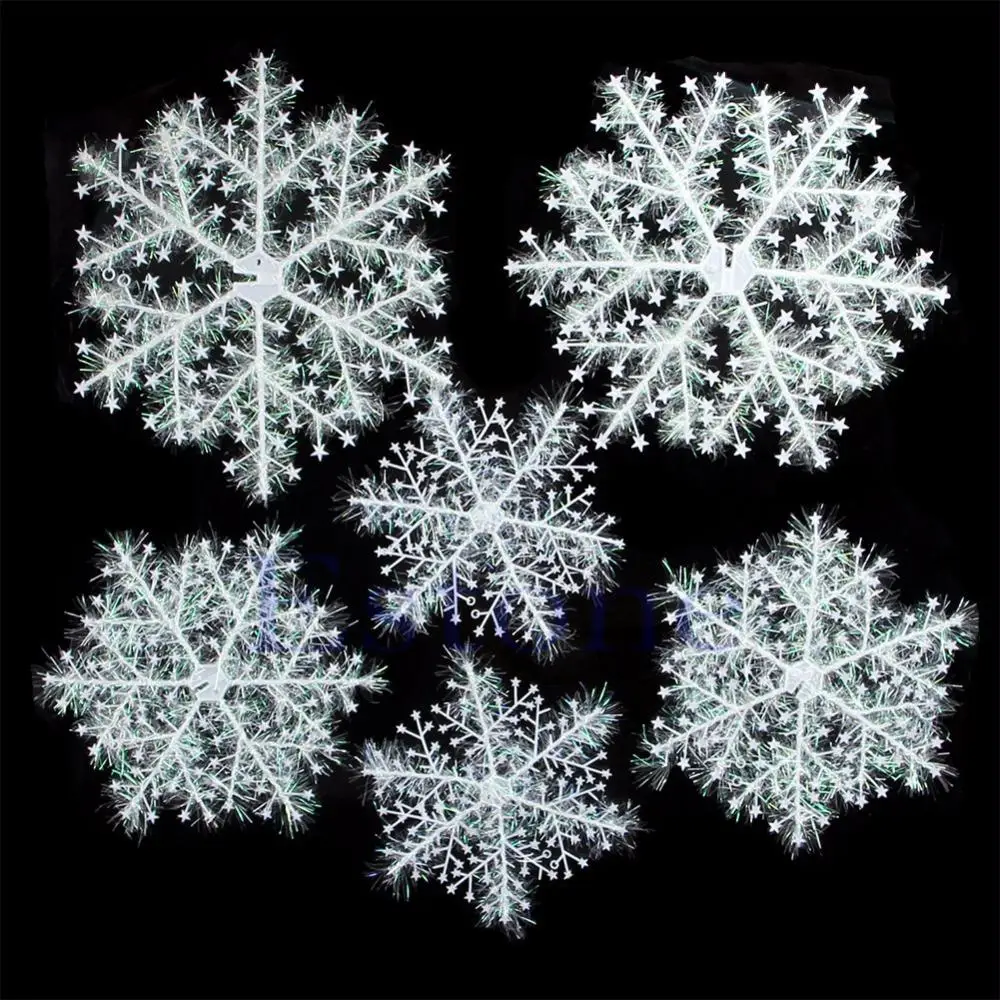 6pcs classic white snowflake ornaments christmas holiday 6pcs classic white snowflake ornaments christmas holiday