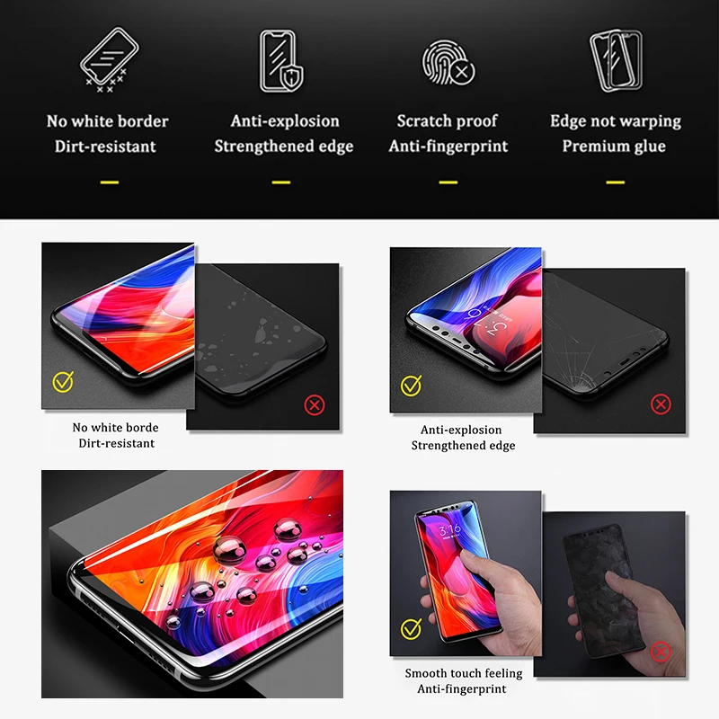 Soultz 5D закаленное стекло для Xiaomi Redmi 6 Pro глобальная версия 6A защита экрана S2 Y1 Y2 POCO F1