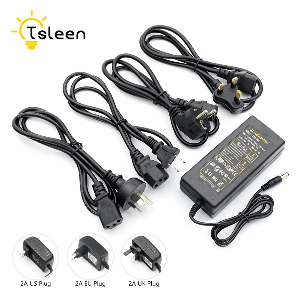 12V 5A AC 100V-240V Converter power Adapter DC 12V 5A Power Supply Charger EU/US/UK/AU Plug DC For LED Starry Strip Lights CCTV 12V 5A AC 100V-240V Converter power Adapter DC 12V 5A Power Supply Charger EU/US/UK/AU Plug DC For LED Starry Strip Lights CCTV