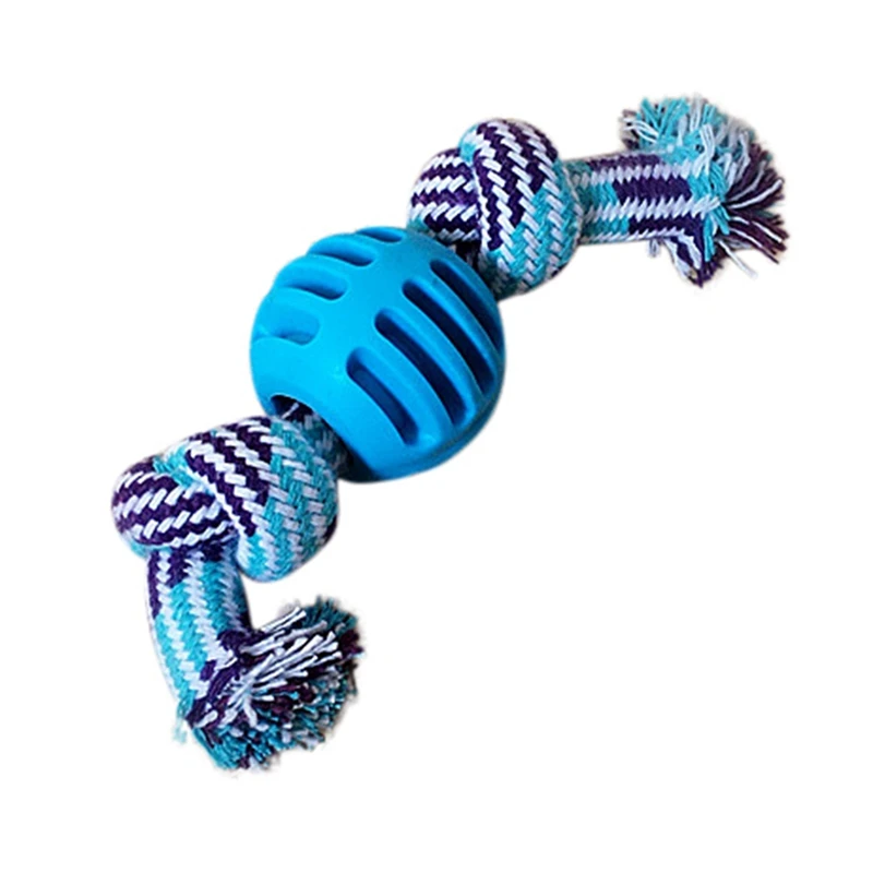 

Pet Supply Dog Toys Dogs Chew Teeth Clean Outdoor Interactive Fun Playing Rope Ball Toy For Large Small Dog Cat