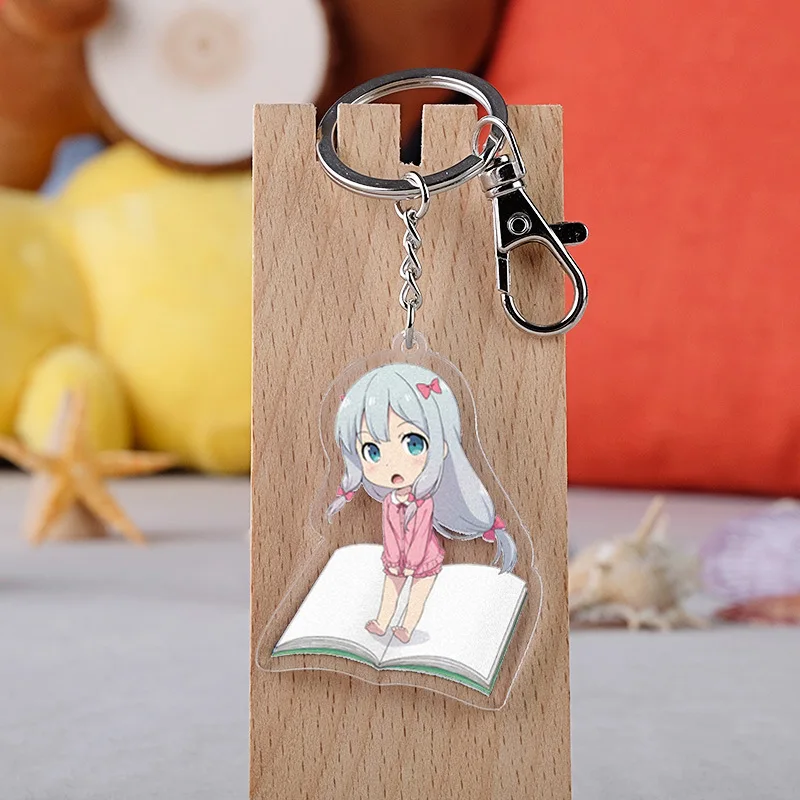 

Anime Manga Sensei Keychain Cartoon Figure Model Acrylic Key Ring