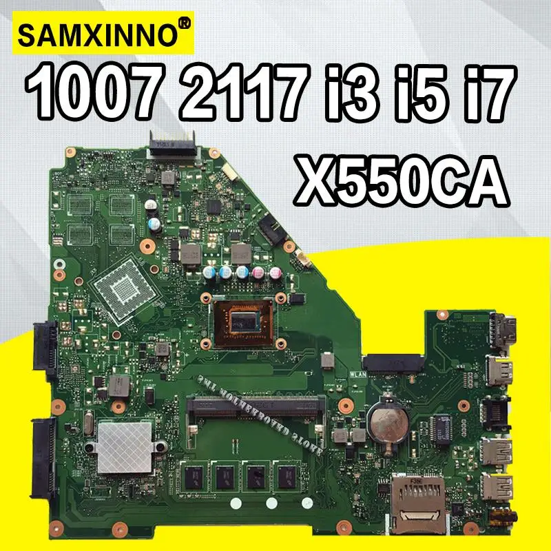  X550CA laptop Motherboard For ASUS X550C X550CC X550CL Y581C R510C Mainboard test ok 2GB 4GB RAM 10