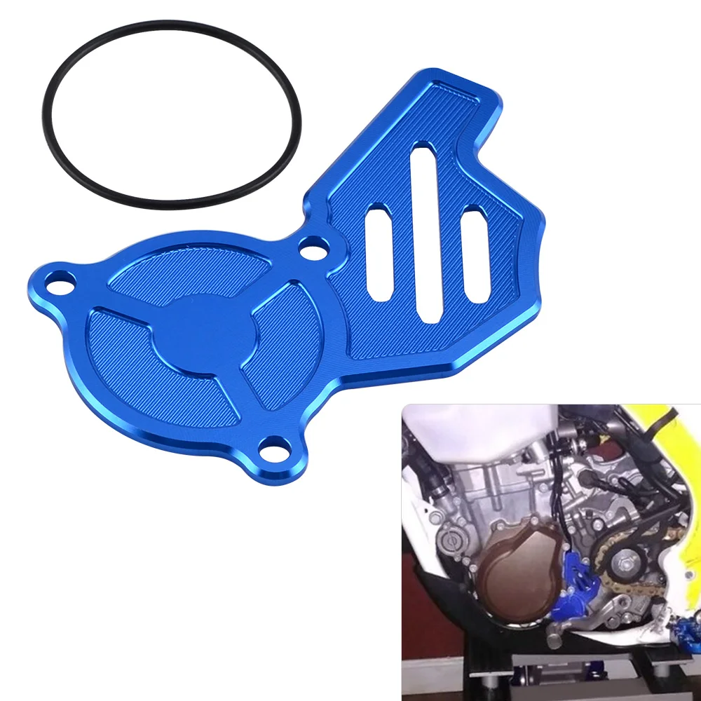 

Motorcycle CNC Oil Pump Cover Cap For Husqvarna FE 501 450 FS FX FC 2016 2017 2018 FE450 FS450 FX450 FC450 FE501 Aluminum