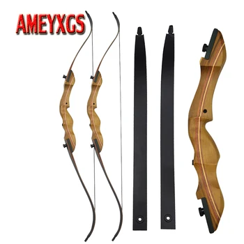 

1pc 60inch Archery Recurve Bow 40lbs Draw Weight Right Hand F1 Hunting Bow Takedown For Outdoor Hunting Shooting Practice