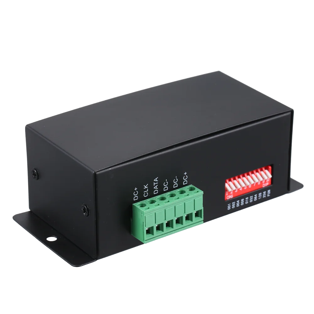 RGBW DMX512 декодер DMX для SPI контроллер светодиодов сигнала работает с консолью для скользящих струн огни на DJ ключ KTV Stage DC 5-24V