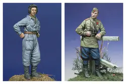 Предварительный заказ-resin игрушки 35014 WW2 Россию танкиста 1943 45 2 фигурки Бесплатная доставка