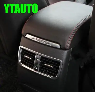 

Auto inerior accessories,rear air vent intake trim sticker for Mazda 6 2014 2015, car styling