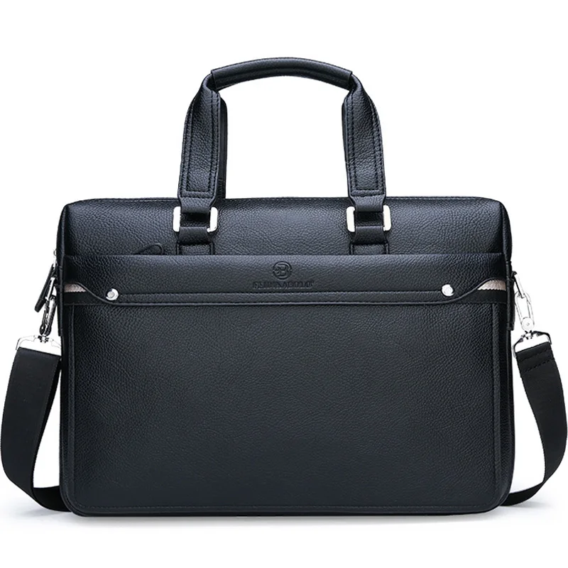 simple leather briefcase