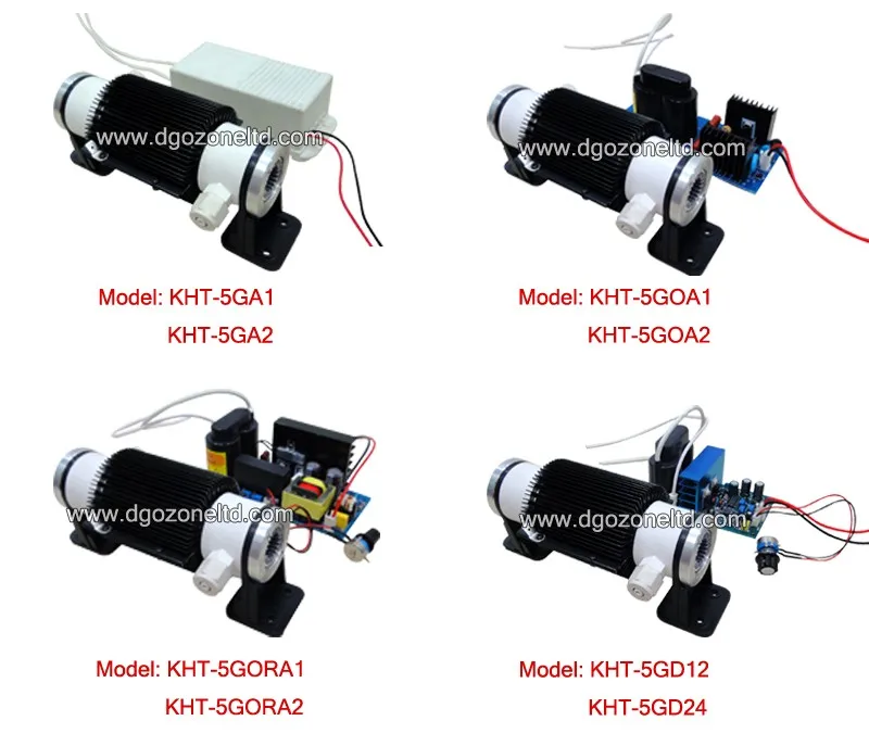 5 Гц/ч керамическая трубка озонатор генератор озона для очистки воздуха и воды KHT-5GOA1/A2 15 комплектов DGOzone