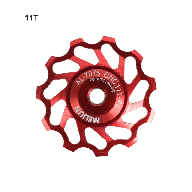 1 шт. MEIJUN 11 T 13 T MTB для велосипедов, мотоциклов керамический Натяжной ролик дорожный Велосипедное колесо задний переключатель 7075 сплав руководство керамический подшипник
