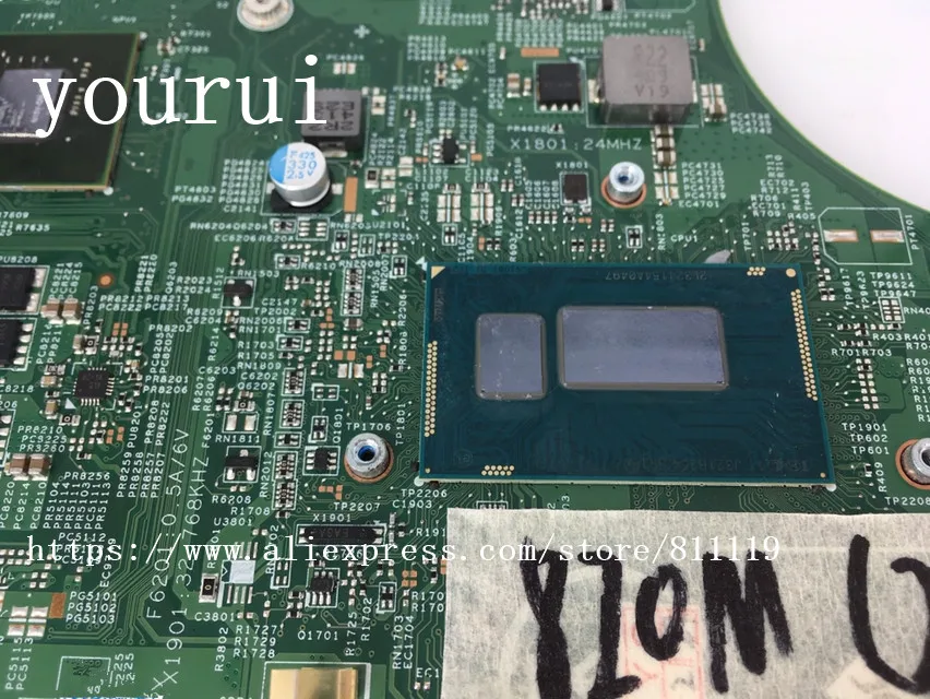 Yourui HHVFV 0HHVFV CN для ноутбука Dell Latitude 3442 3542 материнской платы с процессором i3 4005u