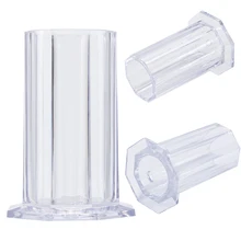 Портативный держатель для художественной ручки Nali, прозрачная чашка 7,3 см* 3,5 см, контейнер для маникюра, косметическая чаша чехол, Органайзер