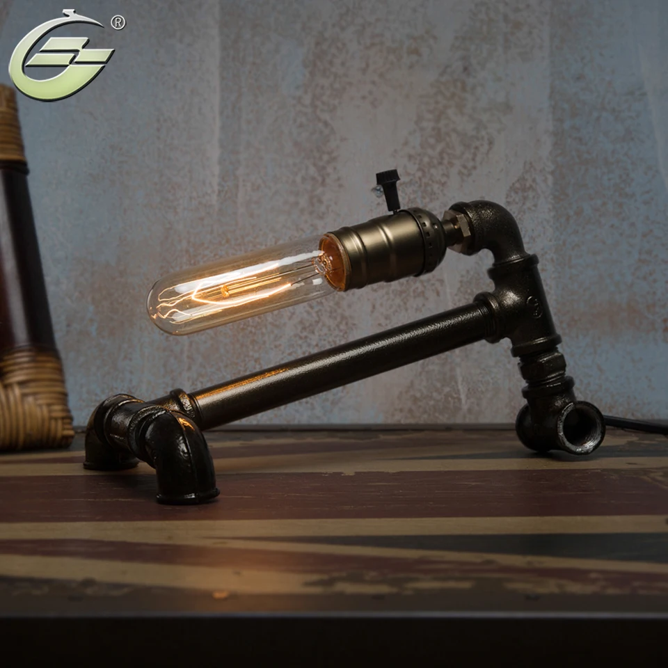 Aliexpress.com : Buy Vintage Edison Bulbs Table Lamp Black ...